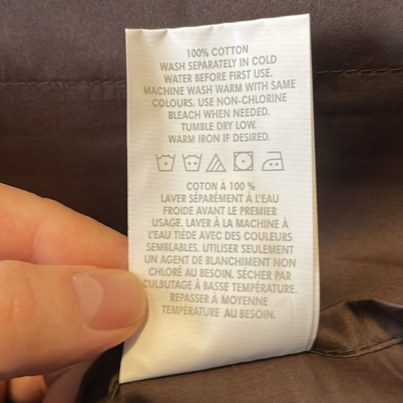 (2) President Choice Pillow Case Matching Chocolate Brown 100% Cotton Decorative - Picture 9 of 9